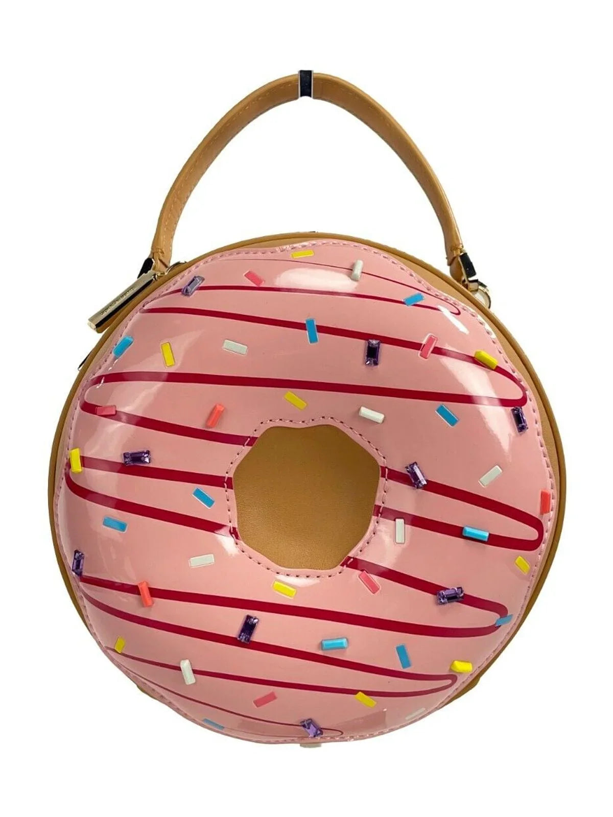 3D Coffee Kate Break Bag Crossbody Purse Spade Donut