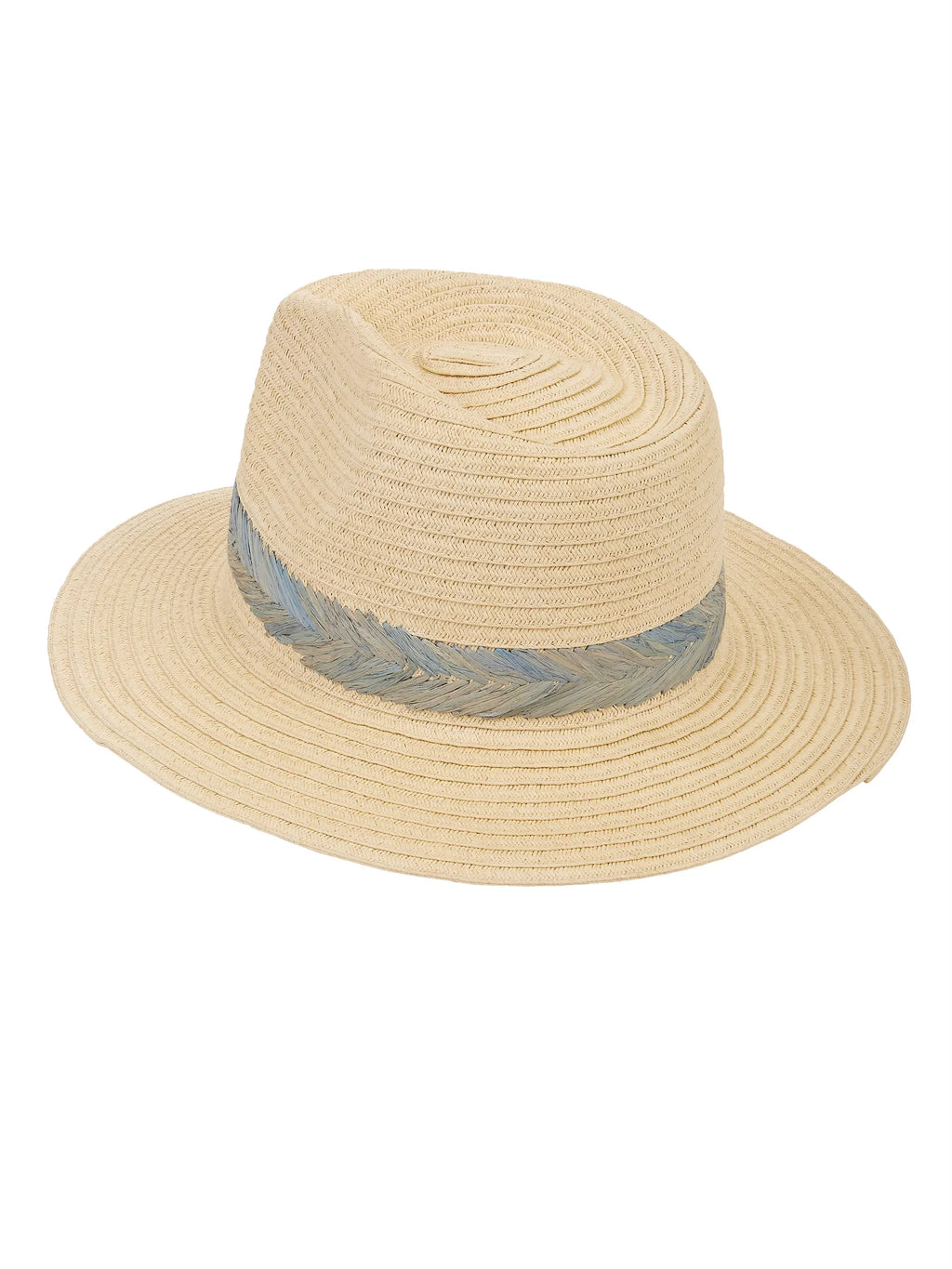 Straw May Eliza Women's Rose Palm Fedora