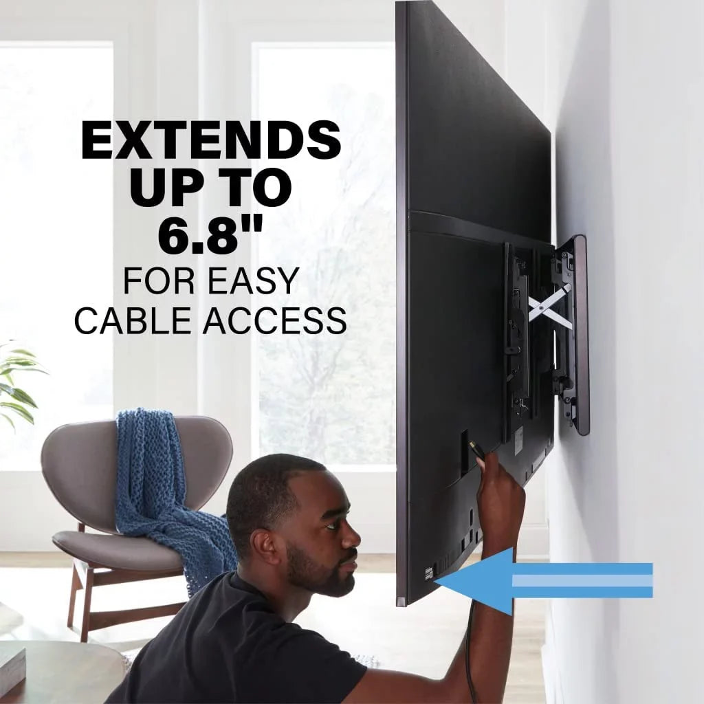 Class 55-Inch Mount Large 4D VLT7-B2 HDR a Sanus OLED - with TV 4K Series LED (2022) Tilt Self-Illuminating Advanced TV S95B Smart 42"- OLED Quantum 90" SAMSUNG Wall