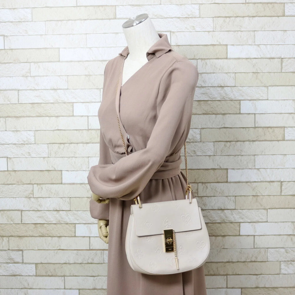 Chloé Shoulder Ladies Bag Beige (Fair) Chloe Pre-Owned