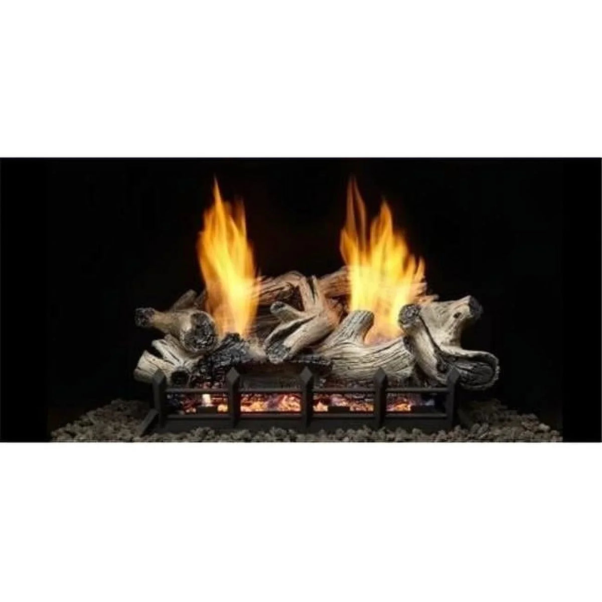 Monessen Set for Burner Blaze - Refractory Log in. 24 VF Beachcomber Natural 6 in. 30 BC30-R Piece Burncrete