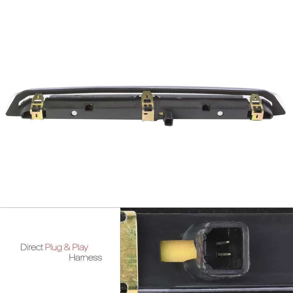 Rear Tail Lens Ford 15 LED 2018 2013 Brake 14 16 Third For Smoked Housing 17 3rd Lamp to Black Stop Light Escape