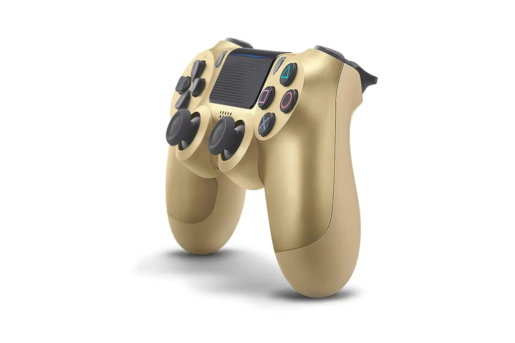 New with - Like 4 - Controller Gold Wireless PlayStation AXTION Bundle With Blue Earbuds BOLT DualShock