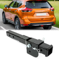 Up Folding Wheelchair Cargo Pounds Tongue to 2” Hitch Receiver Black Carrier Weight Mount Trailer Steel 500 Kojem