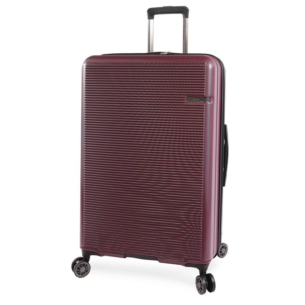 '- Nelson Brookstone Plum Hardside Luggage 29" Spinner