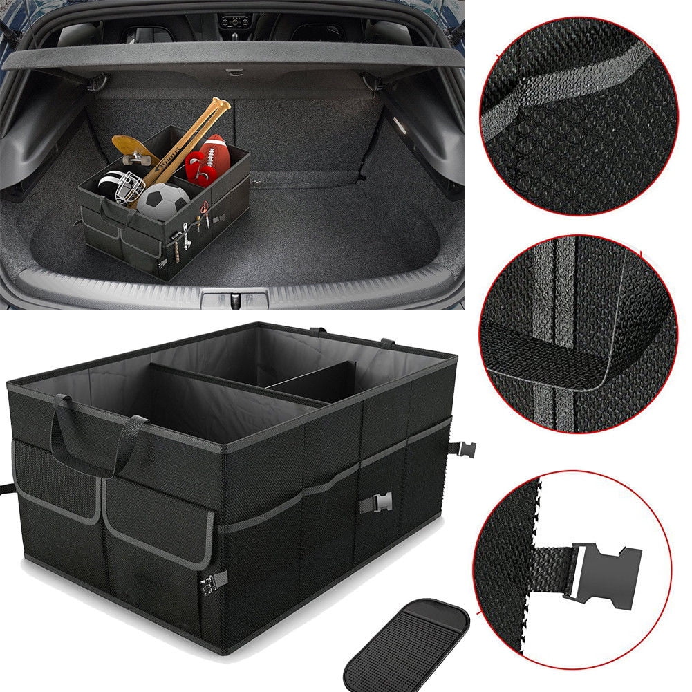 Caddy Organizer Nokiwiqis Storage Collapse for Trunk Folding SUV Car Truck Bag Bin Cargo