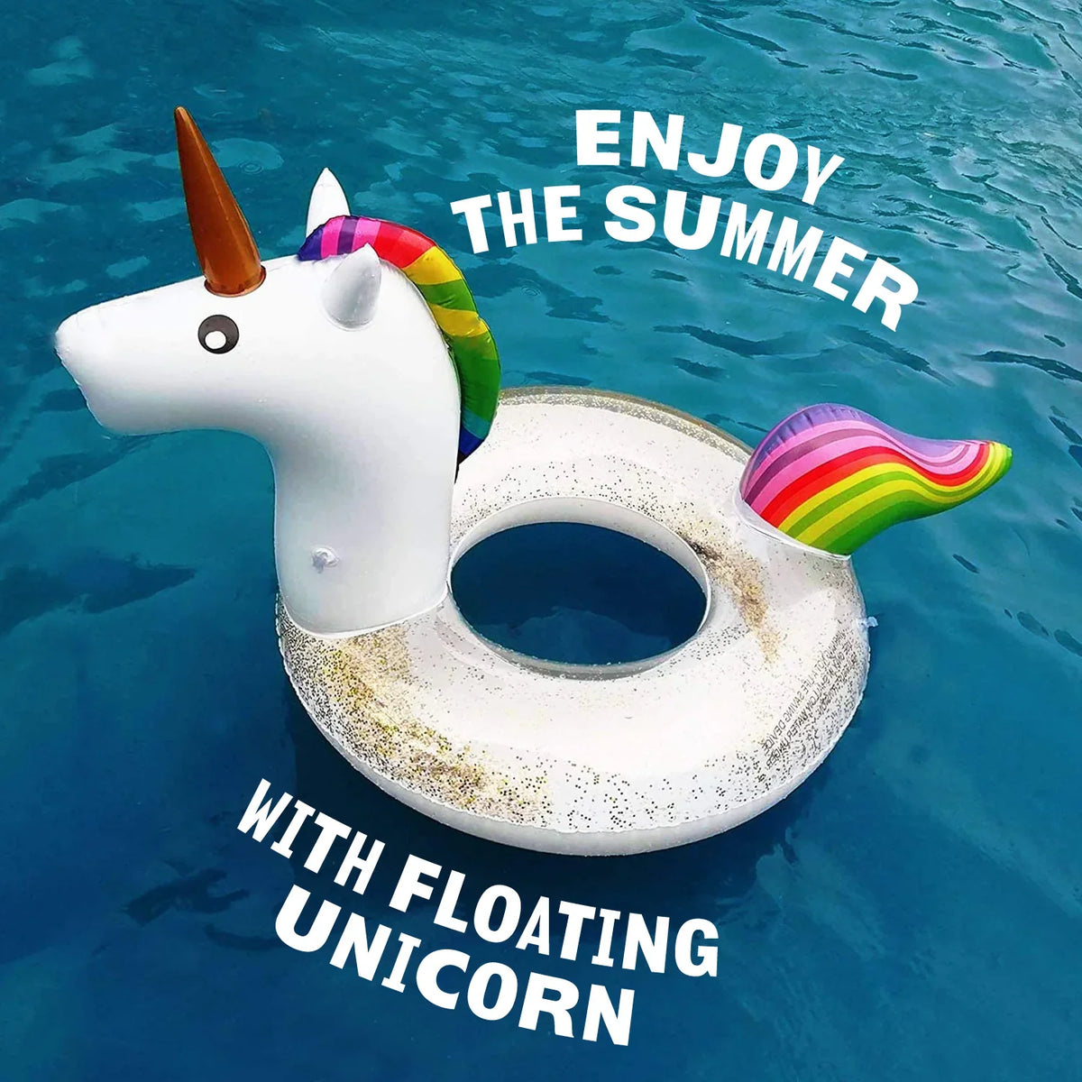 Up Lounge Summer Rideable with Fast Floatie Party Blow Large Pool Adults Pool Valves Ride Swimming Beach Kids Decorations inch) On (48 Raft Float Toys