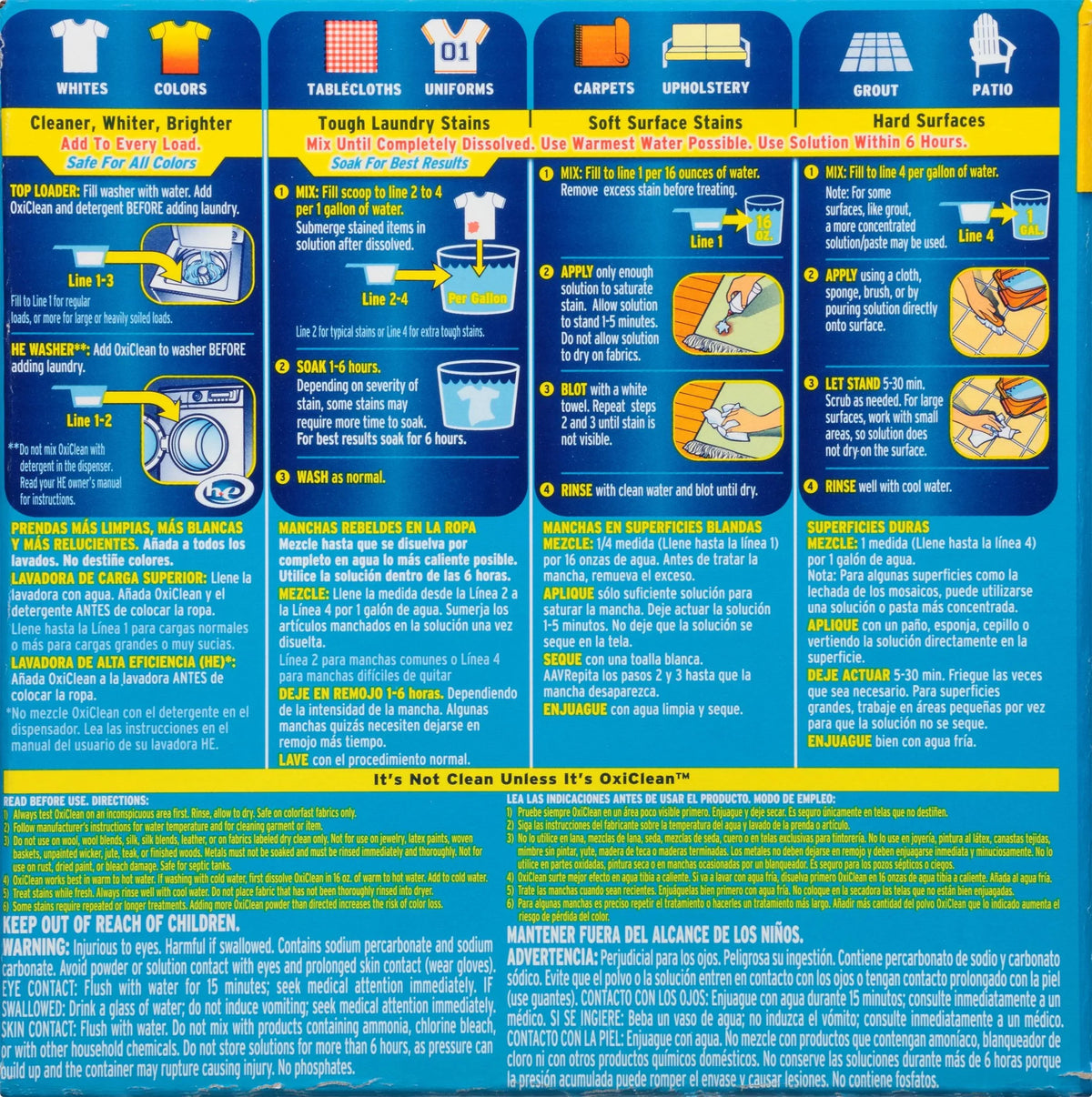 Box OxiClean™ 11.7 Versatile Stain lb. Remover