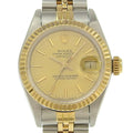 98 automatic series Rolex 79173 New) 54g 2023/09 combination gold dial Pre-Owned (Like Datejust champagne watch