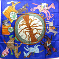 Vuitton Pre-Owned Estimated William (Good) Silk Blue Scarf Louis Wilson