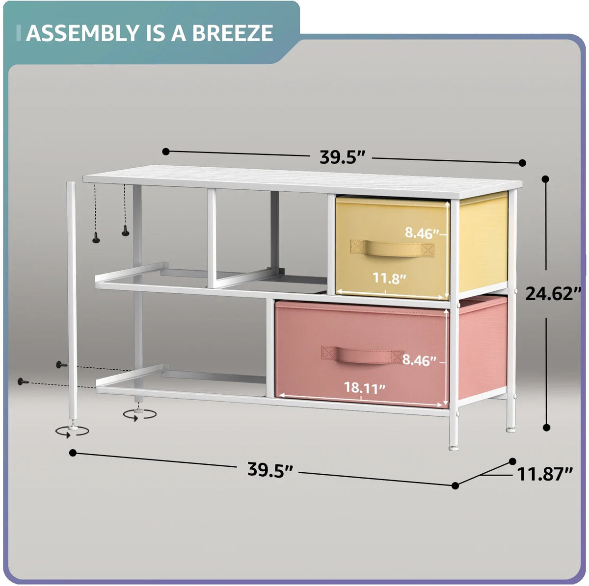 Storage Cube Pastel - Dresser