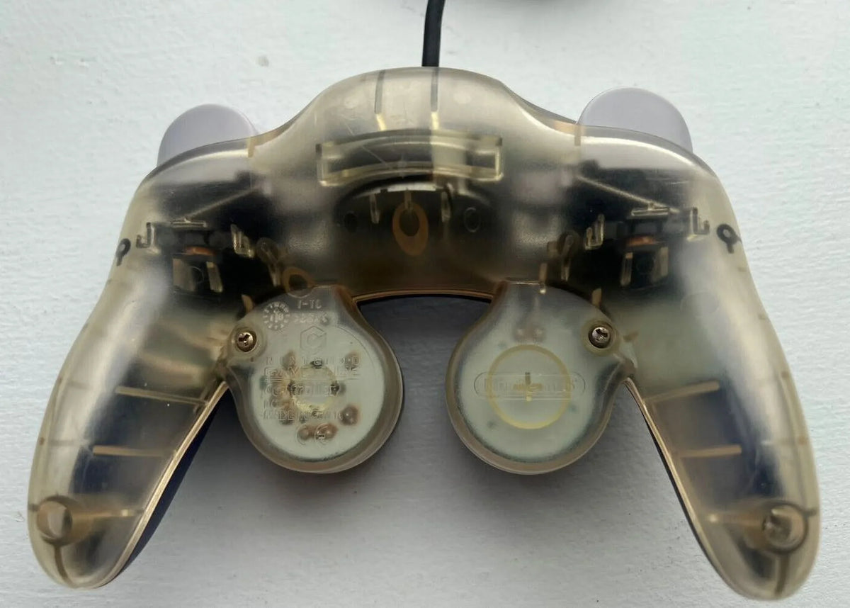 GameCube Indigo Excellent Clear, Controller, Condition, Tight Sticks Official Nintendo Original