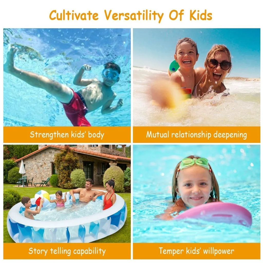 Swimming 906020In Pool Family Pool For Inflatable Blow Foldable Pool Center Up Ball Kids Swim