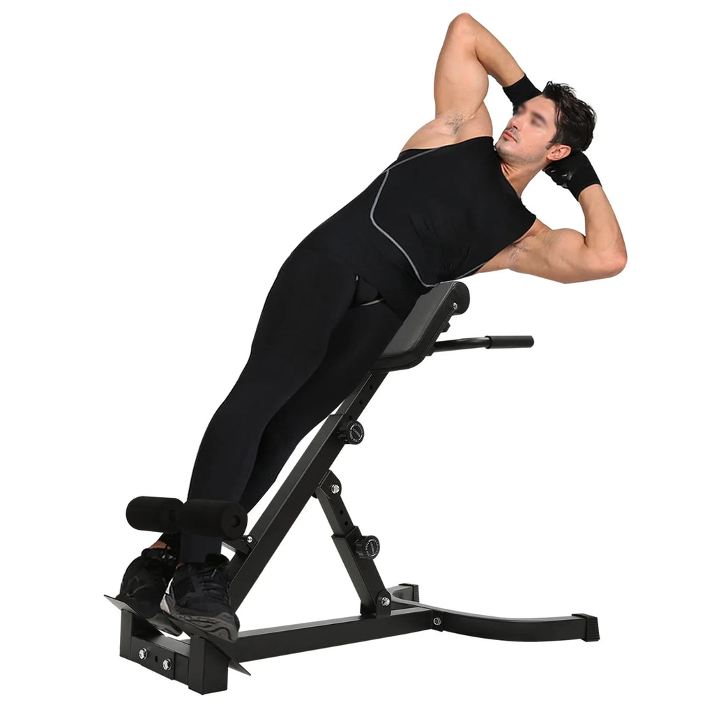 Roman Chair Hyperextension Back Adjustable Back Trainer Extension Machine ZhdnBhnos Bench