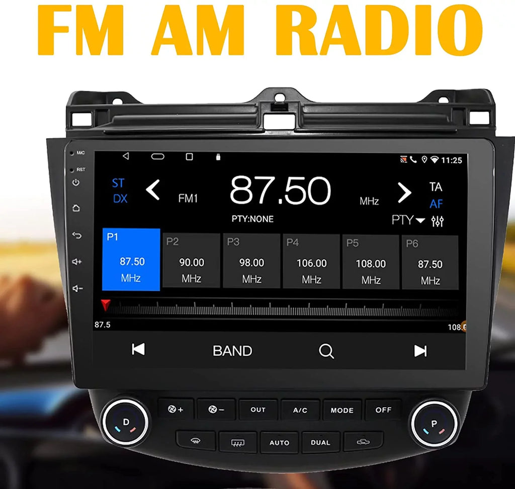 2005 Stereo Auto Accord for 2003 Car Featuring 7th Inch Binize 2004 Honda 2006 CarPlay&Android Android10 10 2007