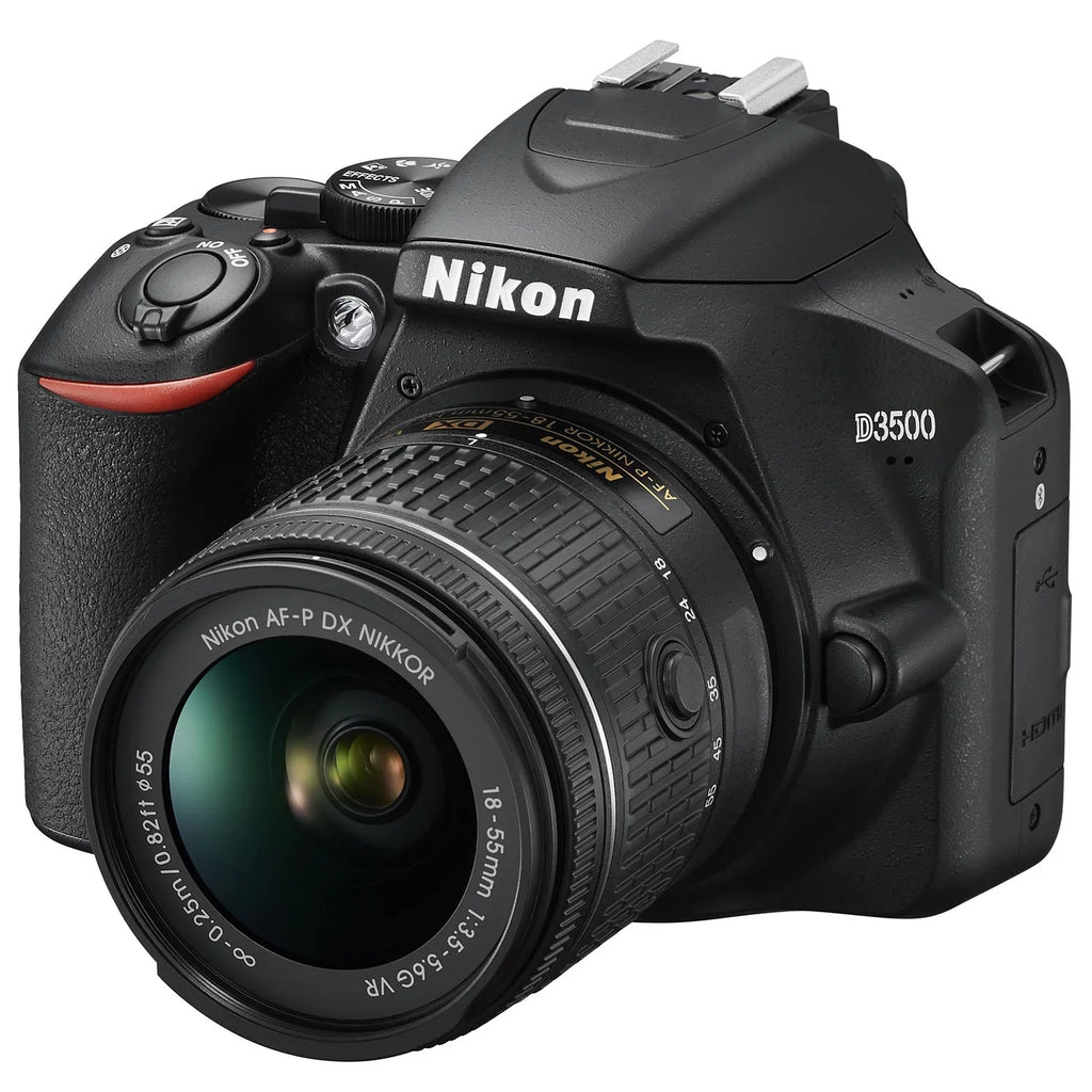 & NIKKOR DX-Format AF-P D3500 Lens with Kit Black f/3.5-5.6G ED, DX NIKKOR VR Nikon DSLR 70-300mm AF-P f/4.5-6.3G Two DX 18-55mm