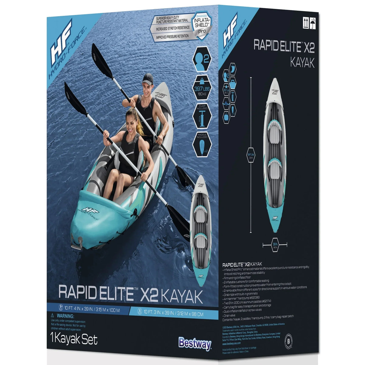 Raft Inflatable Hydro-Force Voyager 11'6" X4 Set