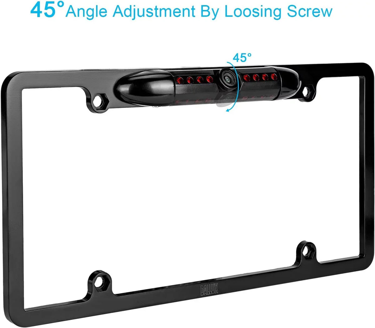 Frame ILX-F409 Plate License Rearview Backup Black ALPINE ILXF409 for Camera