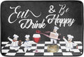 Glass Cook Check Mat Drying Chubby Kitchen White Anti Fat Decor Rack Pad Dish Dishes Dish Plaid Drainer Italian Chef Pasta Bistro Buffalo Red Fatigue Drainer Plump 18x24 Wellsay Black Mats Wine Mat