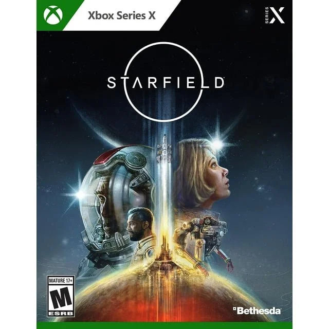 | Console Newest Gaming W/ Xbox System Game X Version 2023 with Drive Skin Silicone Black X Cover 1TB Series SSD Full Starfield Controller Disc
