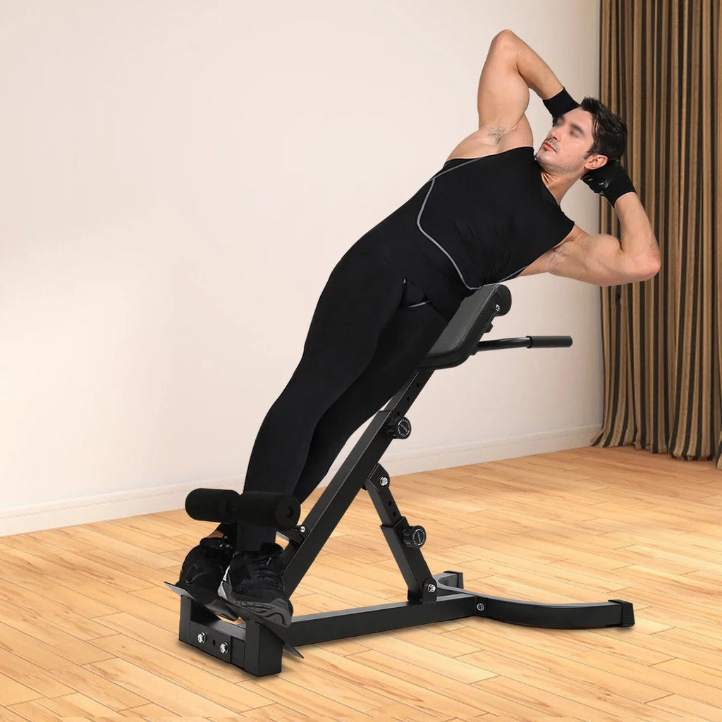 Roman Chair Hyperextension Back Adjustable Back Trainer Extension Machine ZhdnBhnos Bench
