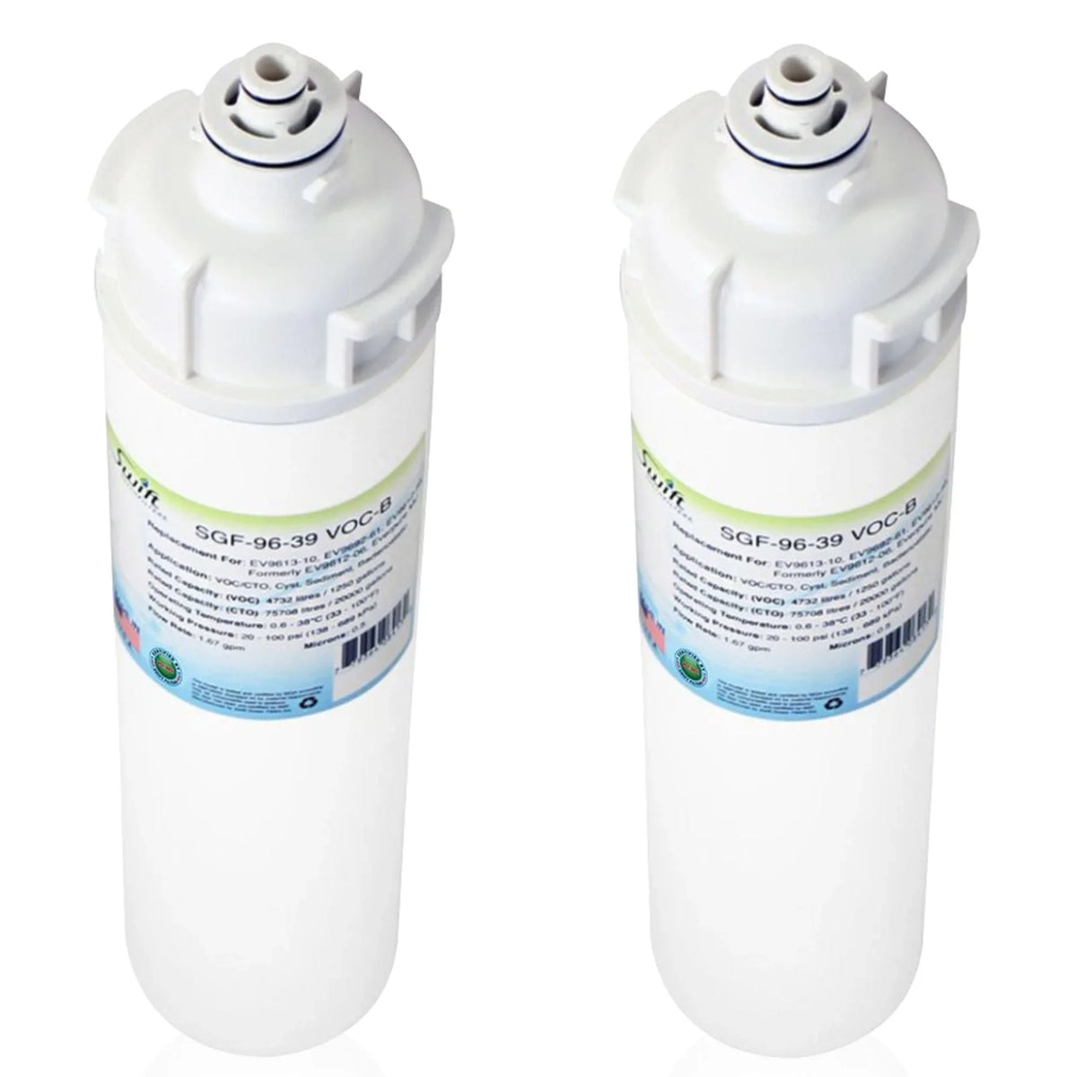EV9612-06,Made Commercial EV9612-56, for Swift of EV9692-61, Filter VOC-B EV9613-10, Filters Compatible SGF-96-39 USA (Pack in Green 2) Water