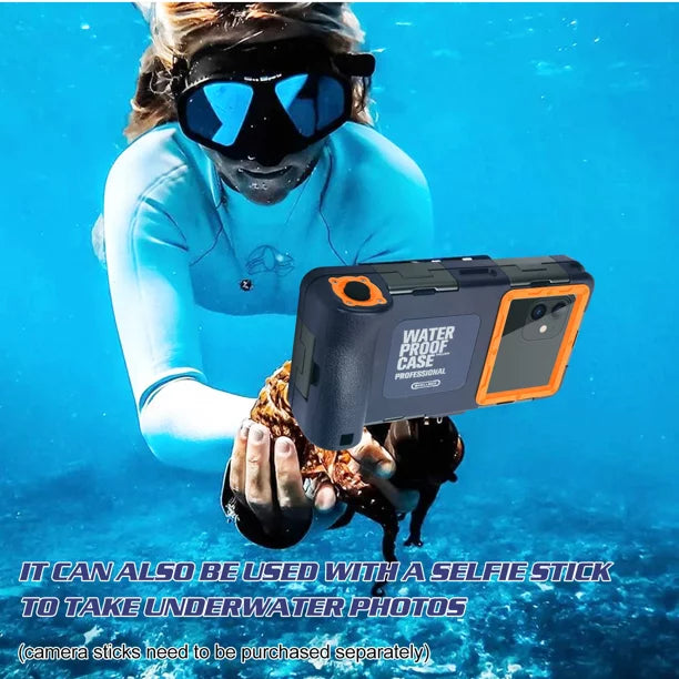 Photo Swimming with Underwater And Inch for to Snorkeling [15m/50ft] S2 Lanyard LCD Aquos UrbanX Phones all Diving Up 6.9 Protective Case Housing Surfing Video Waterproof Professional Sharp