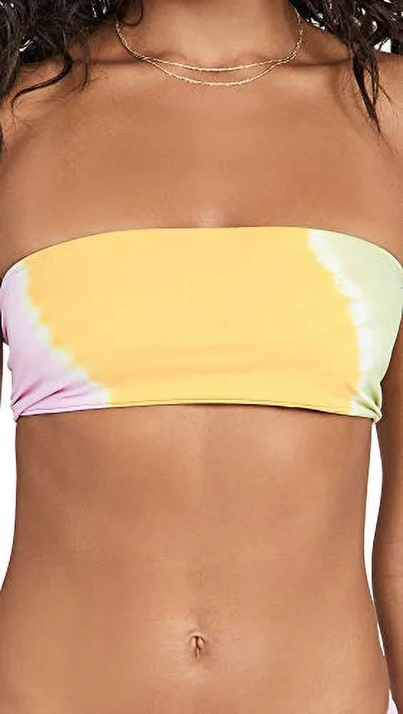 Swim Space L Top Tie-Die Womens Strappy Bikini