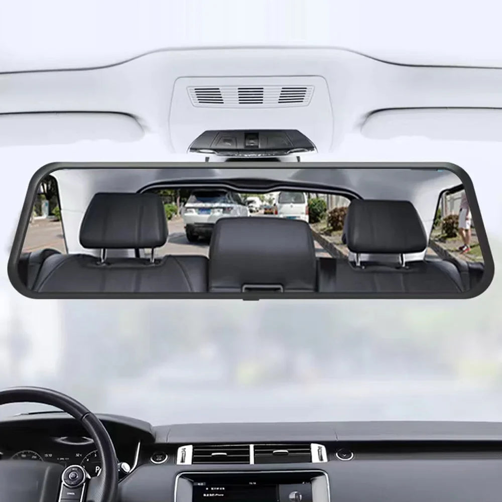 Aibecy Touchscreen Night-Vision Clear 170° Wide Driving Parking 1080P Support Re Loop Detection Monitor Rear with Inch & Motion 9.66 Dash Recorder Dual Locking Collision DVR Angle Recording Front