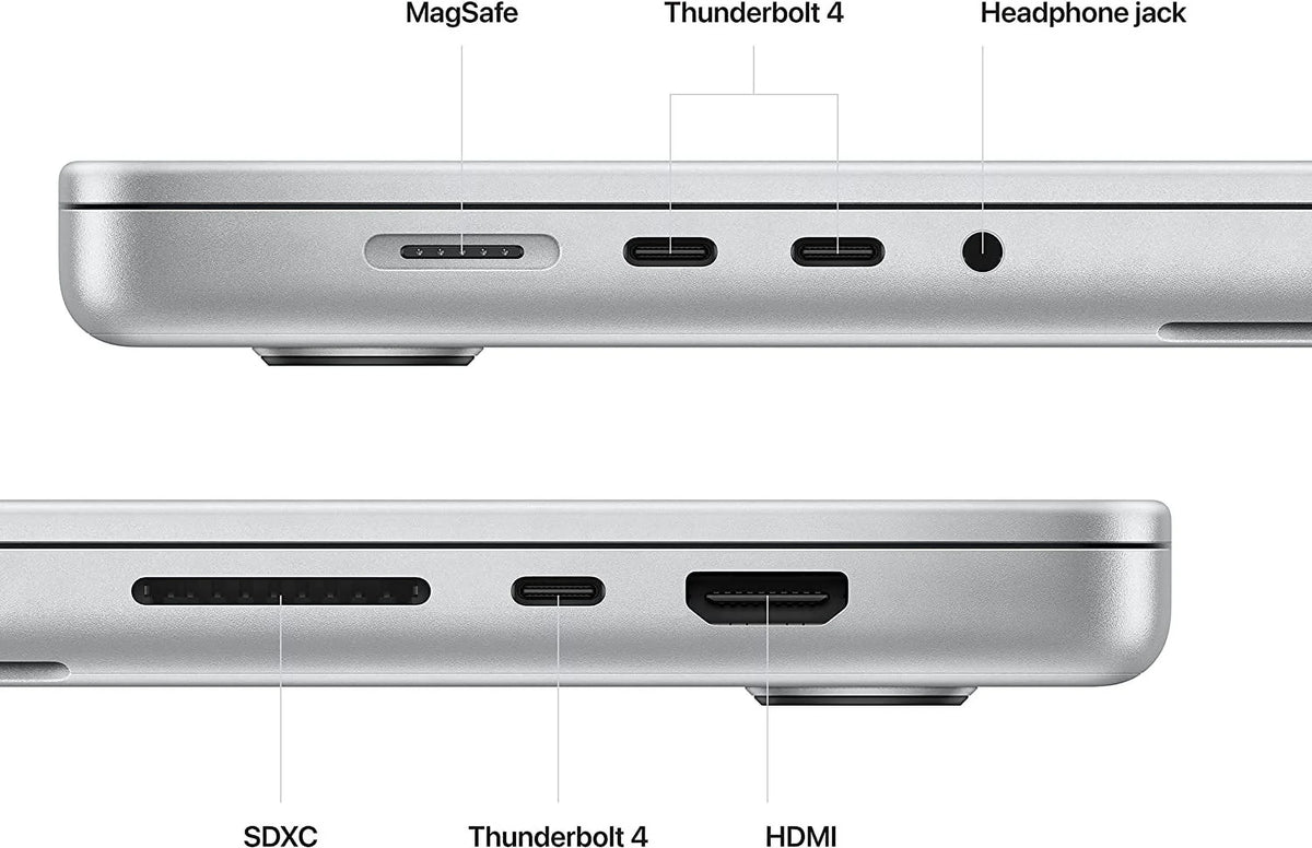 and with SSD MNWD3LL/A - 12-core M2 Pro GPU, MacBookPro 16" USED 1TB CPU 19-core Silver