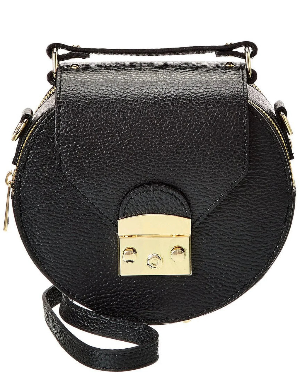Crossbody, Leather York Persaman Black New Aline