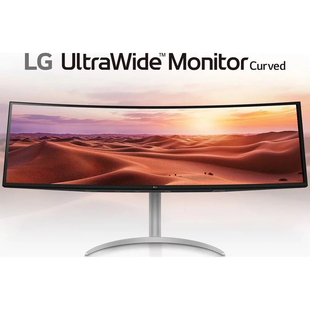 x G-SYNC 2.1 and IPS Box USB Adjustable Compatible FreeSync AMD 49" 32:9 Premium (5120 Pro, & Curved UltraWide Monitor, Open NVIDIA Type-C, HDMI LG DQHD 1440) Nano 49WQ95C-W Tilt/Height/Swivel