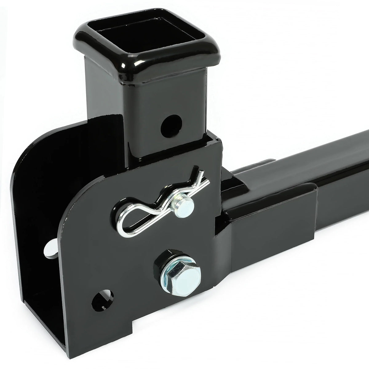Up Folding Wheelchair Cargo Pounds Tongue to 2” Hitch Receiver Black Carrier Weight Mount Trailer Steel 500 Kojem