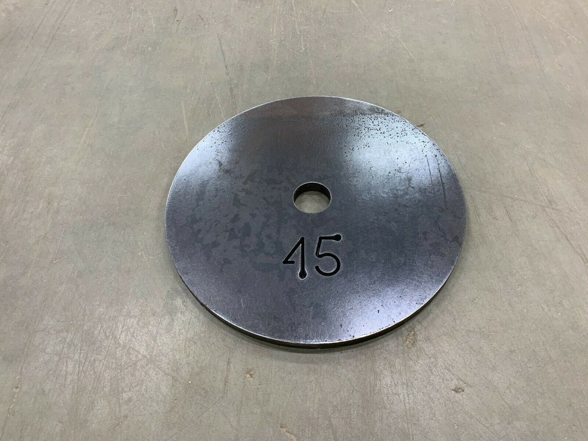 with 2" 45 Lb Weight 2 of Hole Olympic Plates Set Center