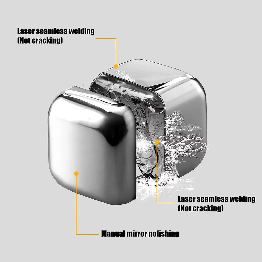 Cooling Metal Drinks Rocks Stainless Cube Pieces,Color:Heart-Shaped) Ice Scotch Whisky Tonic Men Whisky Gin for Women(Size:12 Stones Chilling Steel Reusable Wine Party