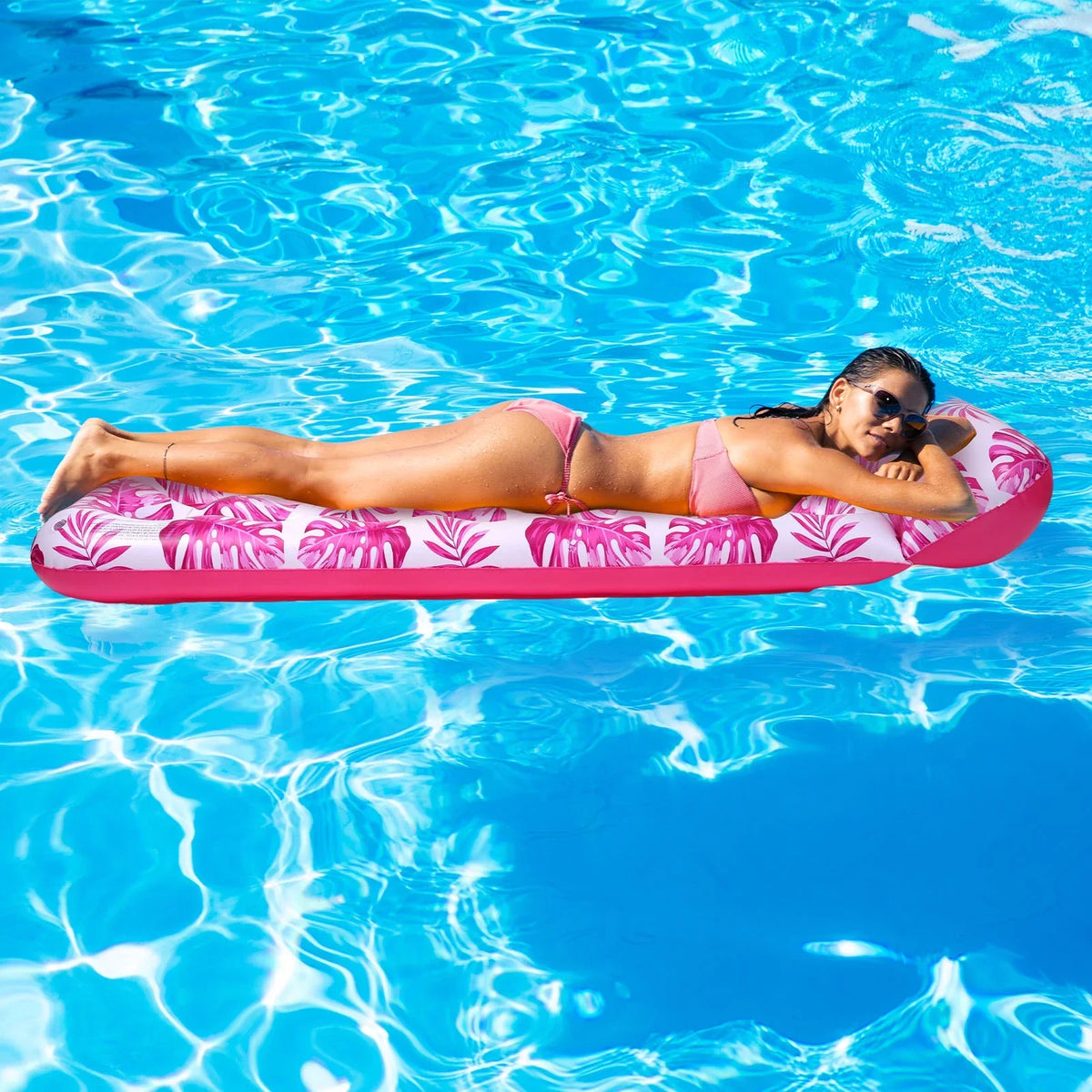 Pillow, Float, Pool Personal with 2Packs Adult Water Summer Pool 36" Party Raft Lounger Suntan Tanning Tub Inflatable for Pool Lounge 70" Tanning Floatie, x Hengguang