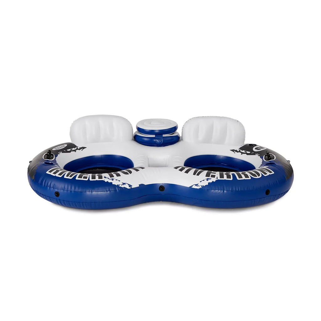 II Person Inflatable w/ Intex 2 Run Pool Tube River Float Pack) Cooler (18