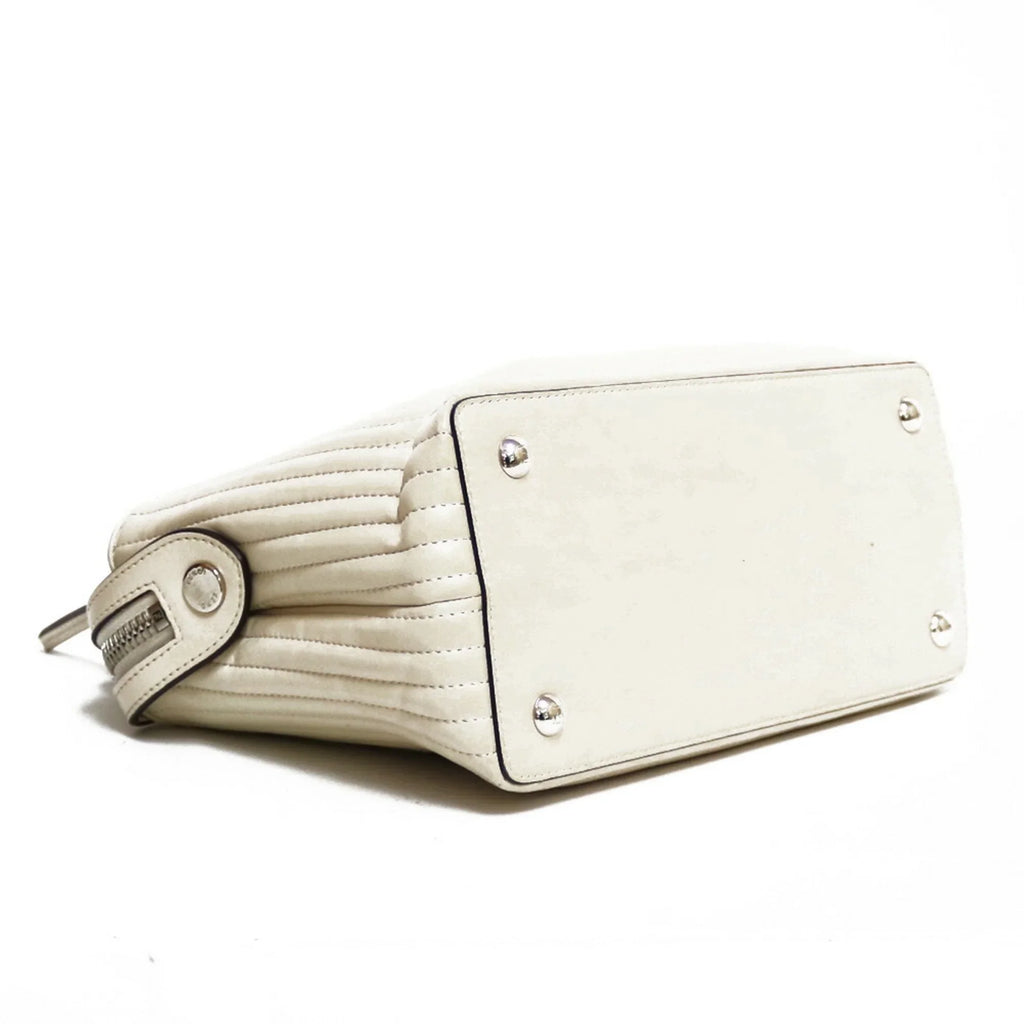 White Shoulder Bag Dot Pre-Owned (Fair) FENDI Ladies Ivory Com