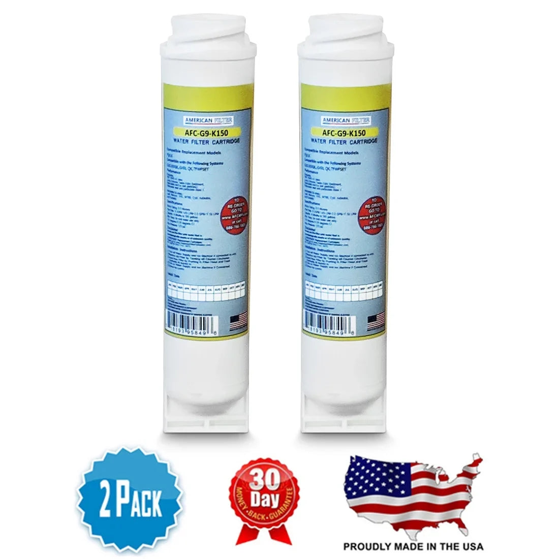 U.S.A. GE® AFC , Filters FQK1K with Brand - Made Water 2 Compatible , - Filters in