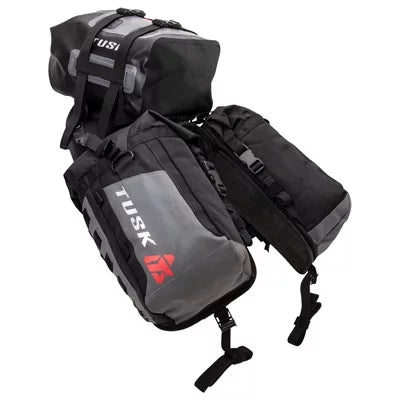 Tusk Tail TR Strada HUSQVARNA Excursion Luggage Duffel Heat Dry w/ Standard 650 Shield Rackless 2013-2014 For Bag System X-Small