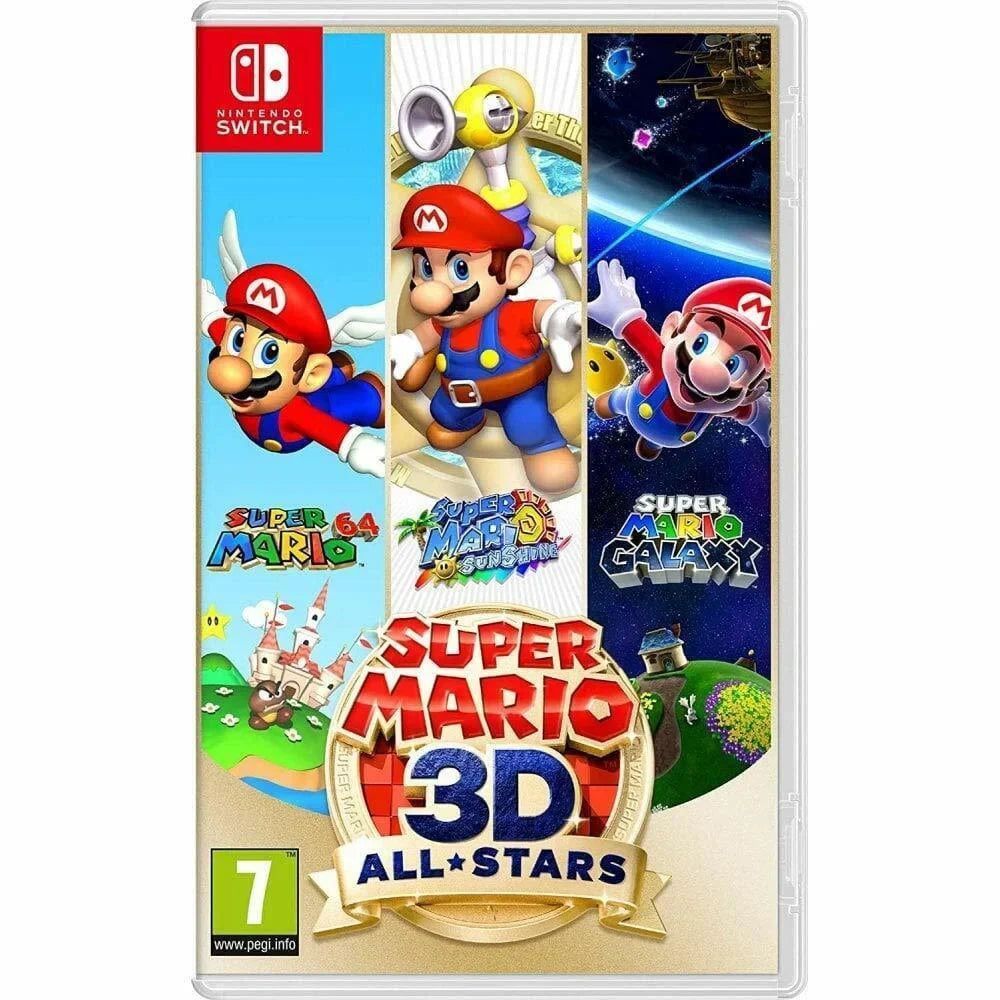 HD All-Stars Games [3 NEW - Super Mario Galaxy Switch 3D Nintendo 64] Sunshine