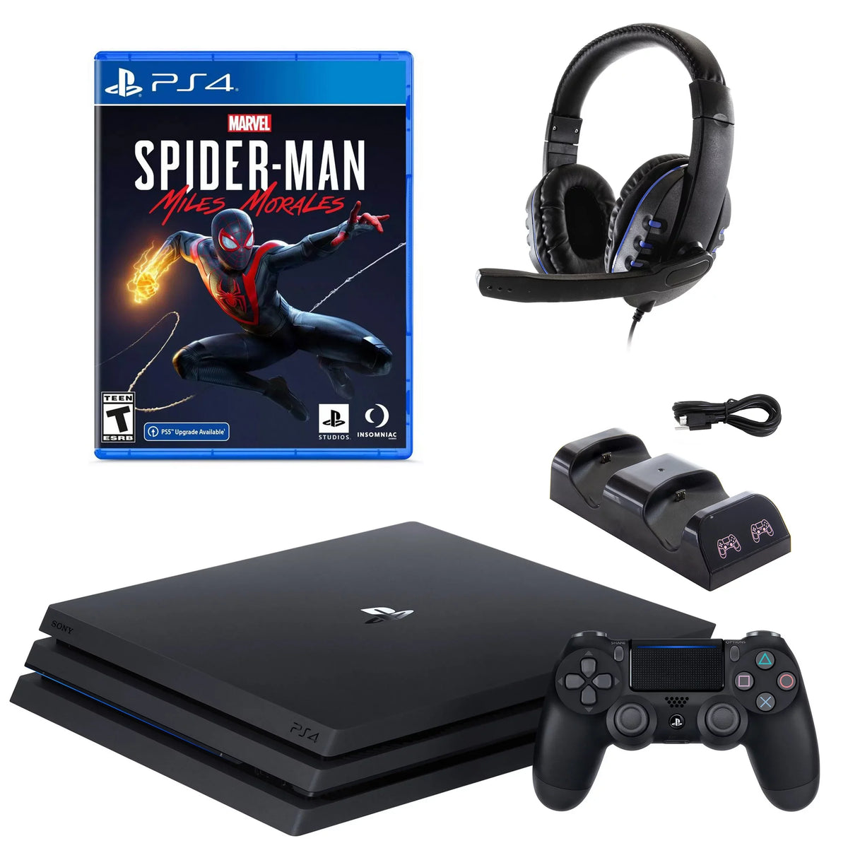 Miles Spider-Man: PlayStation Morales with 4 Pro and Accessories