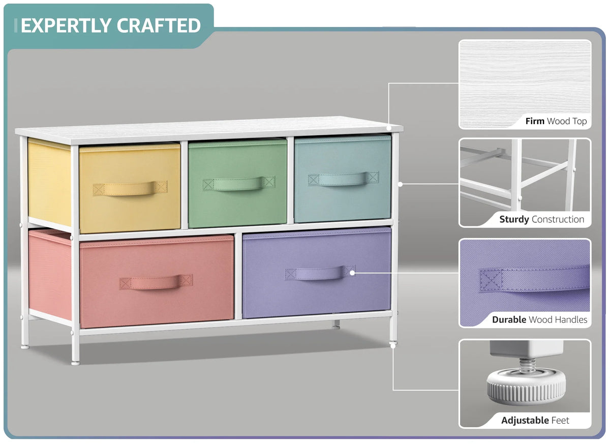 Storage Cube Pastel - Dresser