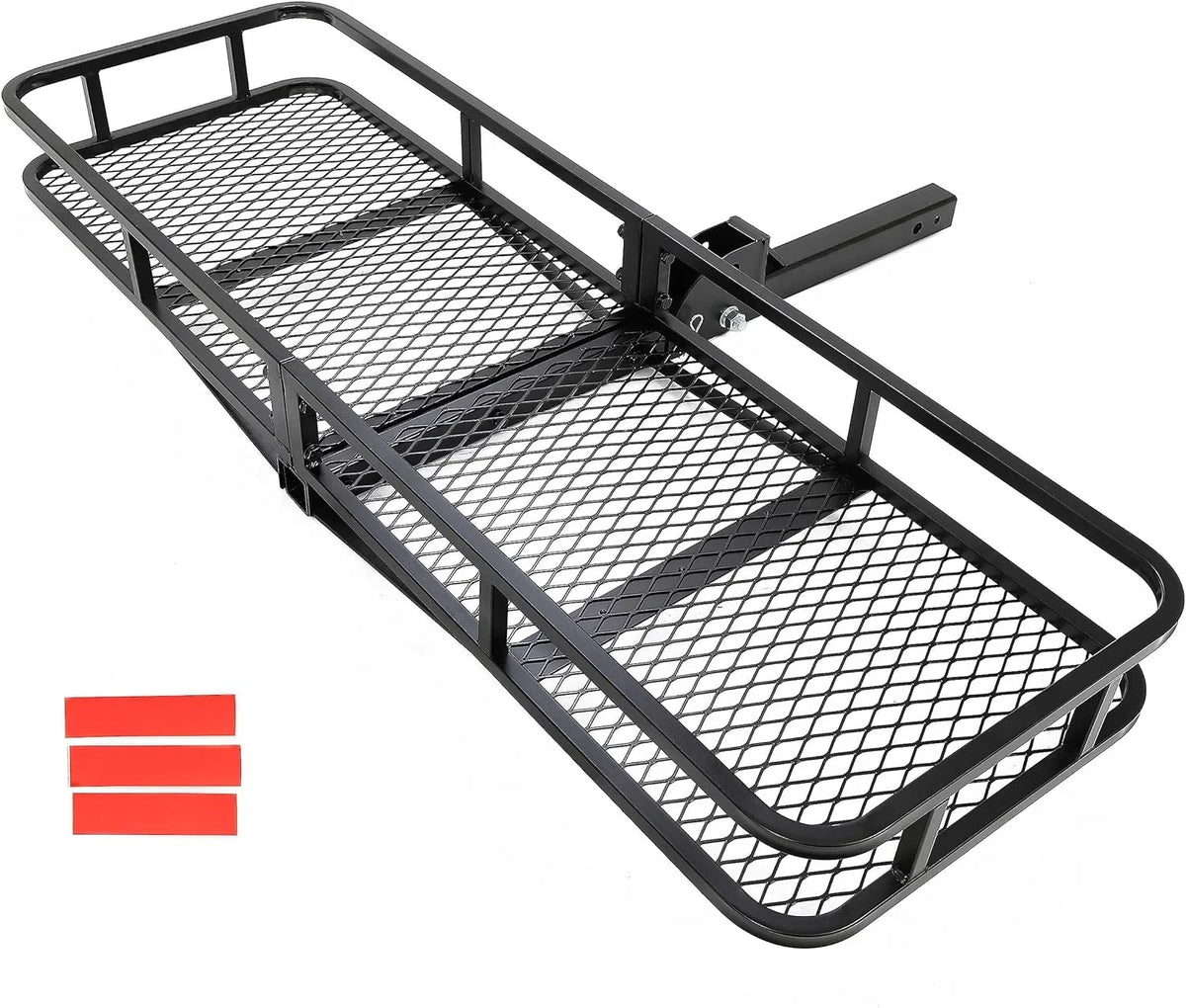 Rack Cargo 550lbs Cargo Truck Hitch for Kojem Carrier Hitch 60"x21"x6" Mount Hitch Van Luggage Receiver Basket SUV Folding 2"x2" Trailer Rear Rack