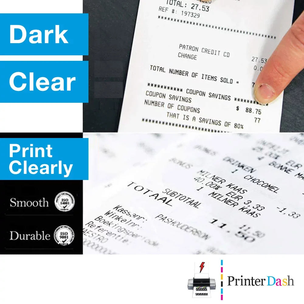 PrinterDash Printer Compatible Series/MP-235/MP-242/MP-292/MP-512/SP-200 Replacement Purple P.O.S. Series/SP-212/SP-242/SP-500/SP-2000 for Ribbons (6/PK) (RC-002P) MP-200 Star-Micronics