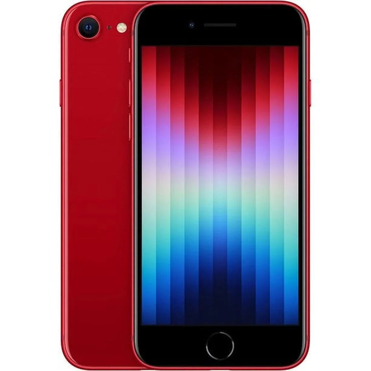 (Fully Unlocked) iPhone (Refurbished) Restored 128GB Apple Red Gen) (3rd SE A2595