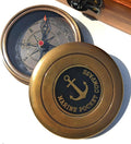 Gifts, Poet Engraved for Day Brass Boys Compass Box Baptism Gifts Famous Men, with Gifts Quotes, First Graduation for Wooden Gifts Confirmation