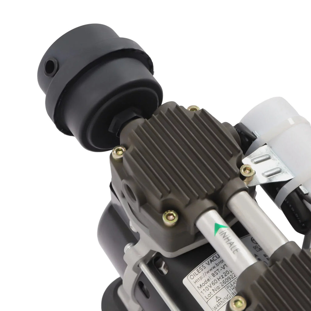 Oil Pump+Air Pump Vacuum Oilless Industrial Vacuum Diaphragm Free Filter 95kpa