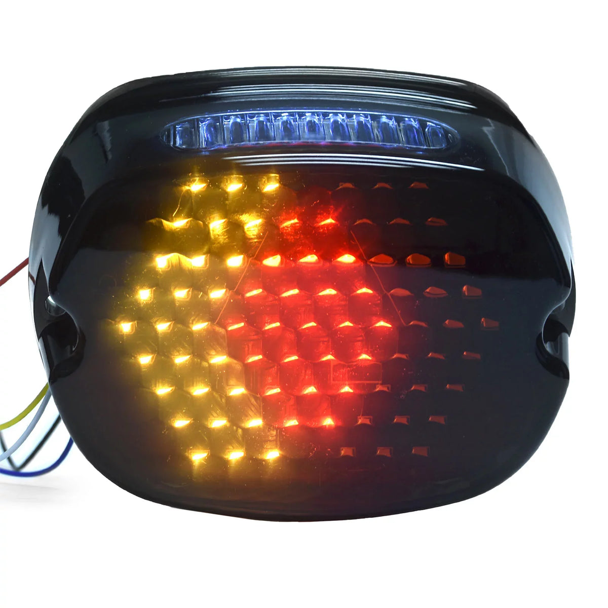 Profile Harley Light Turn CVO Tail Low with 2006-2013 - Electra Ultra Smoke Davidson 6-1/4" Krator Brake Signals Headlights Light Round Fits LED Glide Light FLHTCUSE Compatible Classic Running Most