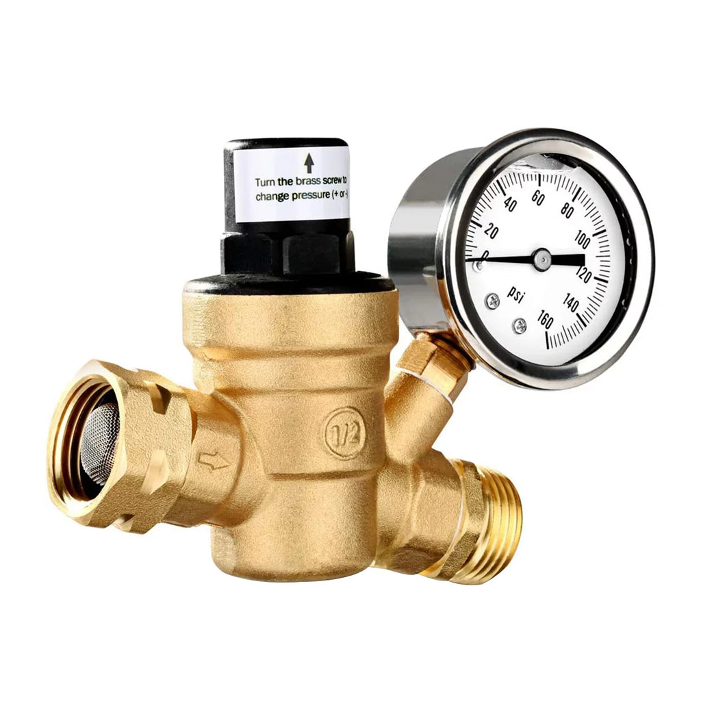 Brass Brass Inlet Filter Inlet Screened With Huiop Water Water Andoer Valve,Reducer 0-160psi Inlet Brass And Screened And Valve 0-160psi And 0-160psi Adjustable -free With -free Valve Pressure